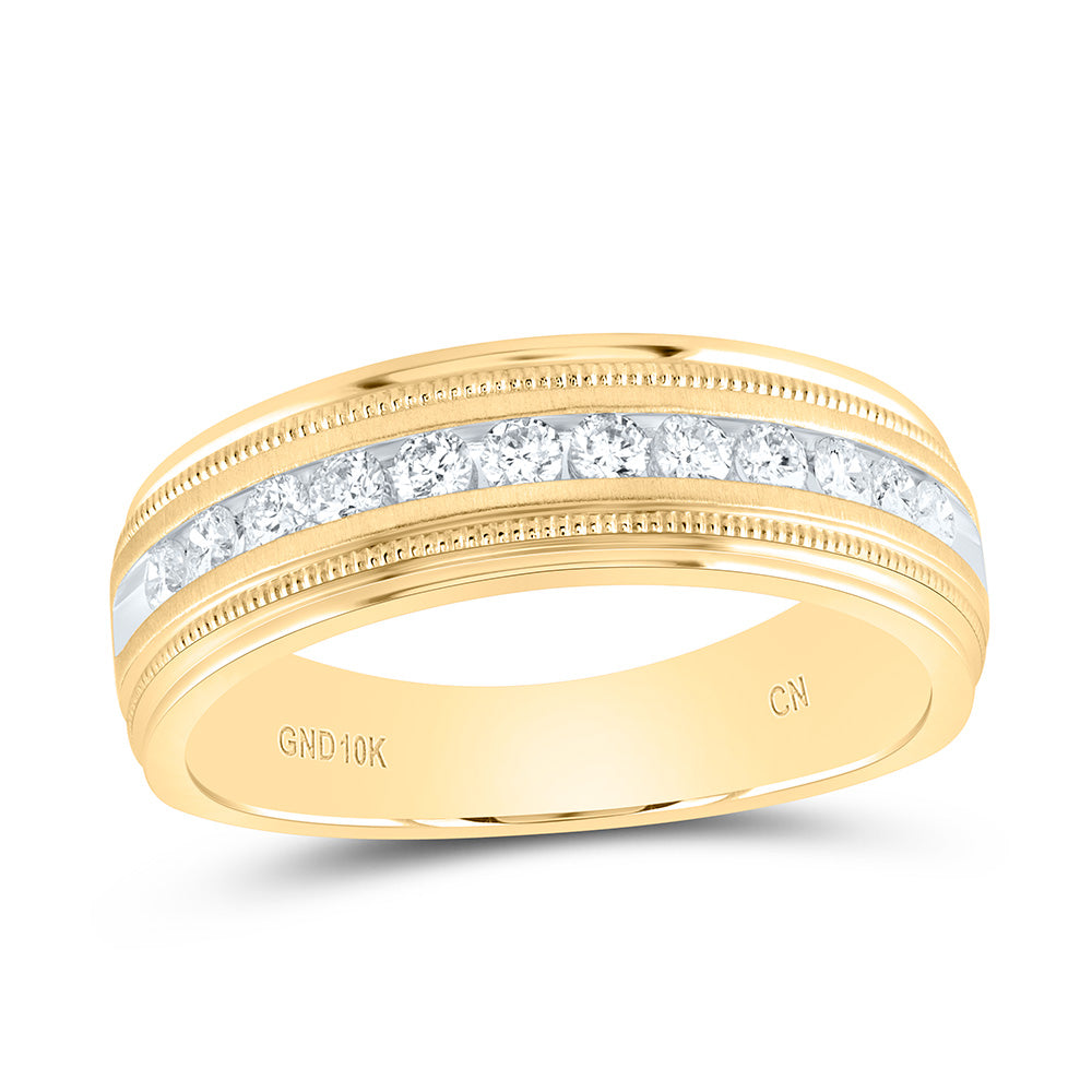 1/2CTW-DIA MENS BAND 10 Daisy Joyeria