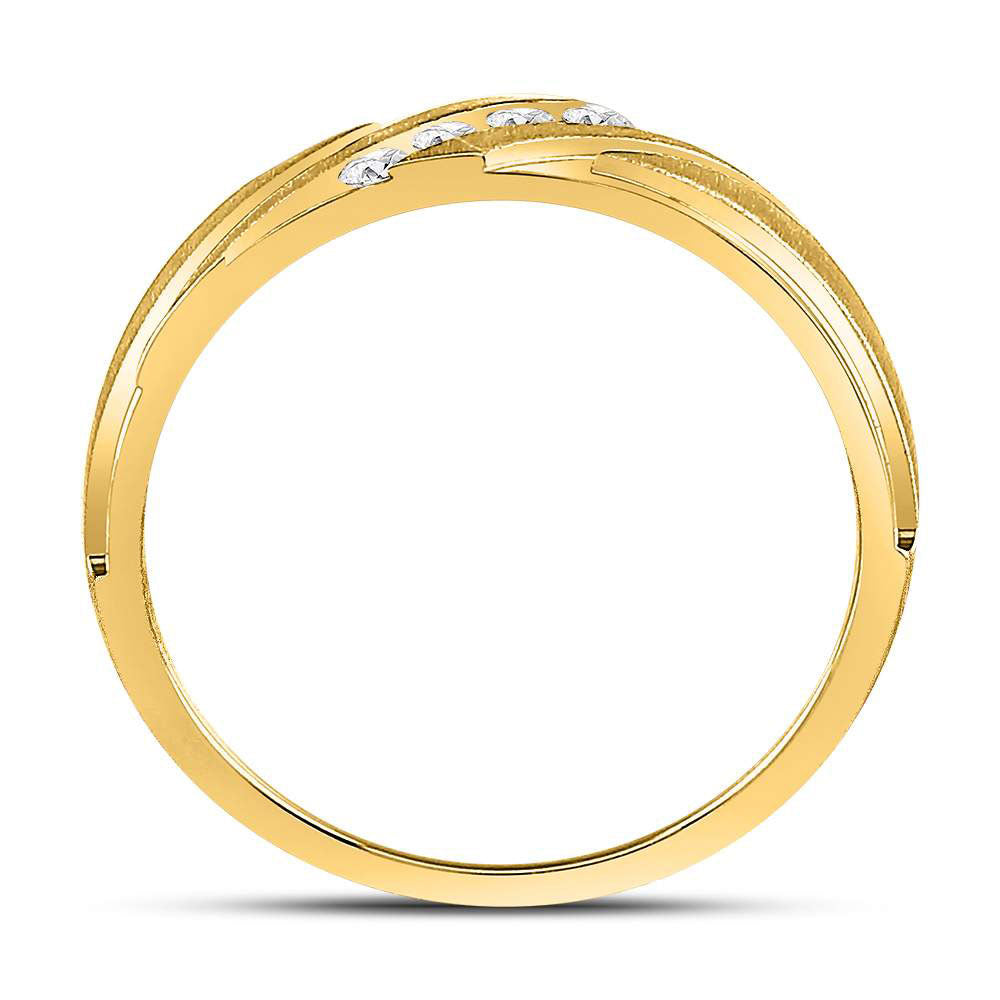 1/6CTW-DIA MENS BAND 10 Daisy Joyeria