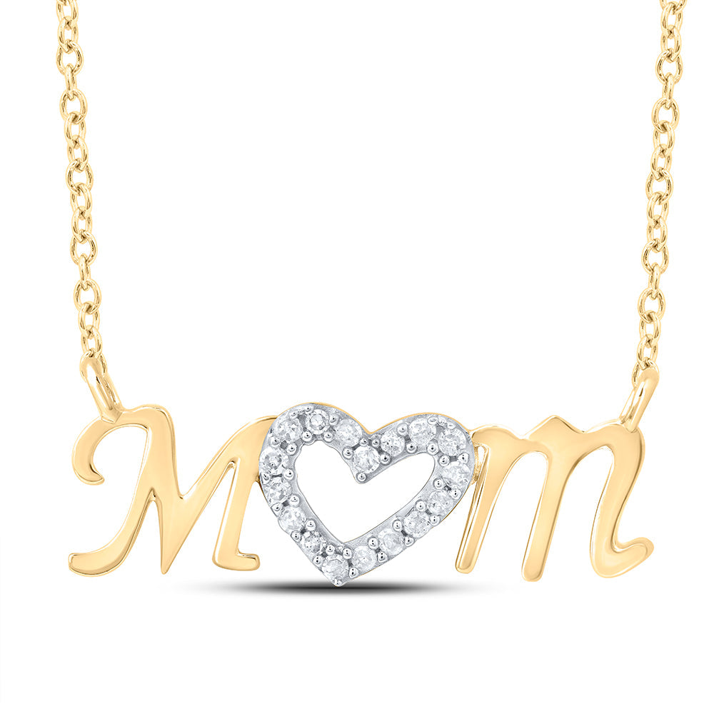 1/10CTW-DIA P1 GIFT MOM NECKLACE Daisy Joyeria