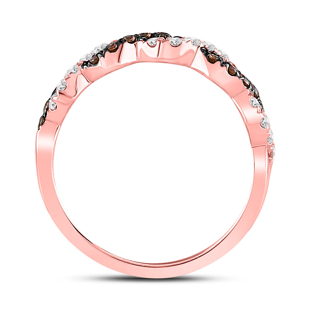 1/2CT-DIA ANA M NATURAL BROWN BAND 7 Daisy Joyeria