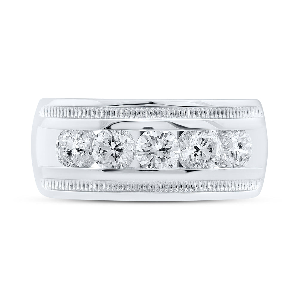 2 CTW-DIA ANA M  ACCU SET MENS BAND Daisy Joyeria