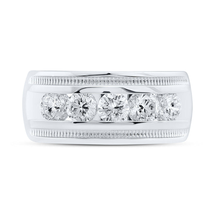 2 CTW-DIA ANA M  ACCU SET MENS BAND Daisy Joyeria