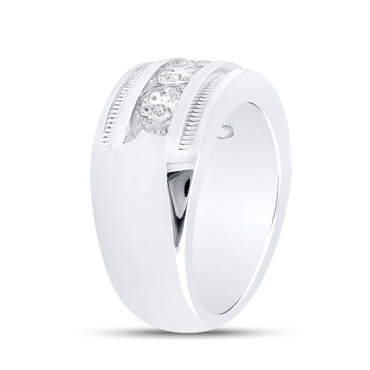 2 CTW-DIA ANA M  ACCU SET MENS BAND Daisy Joyeria