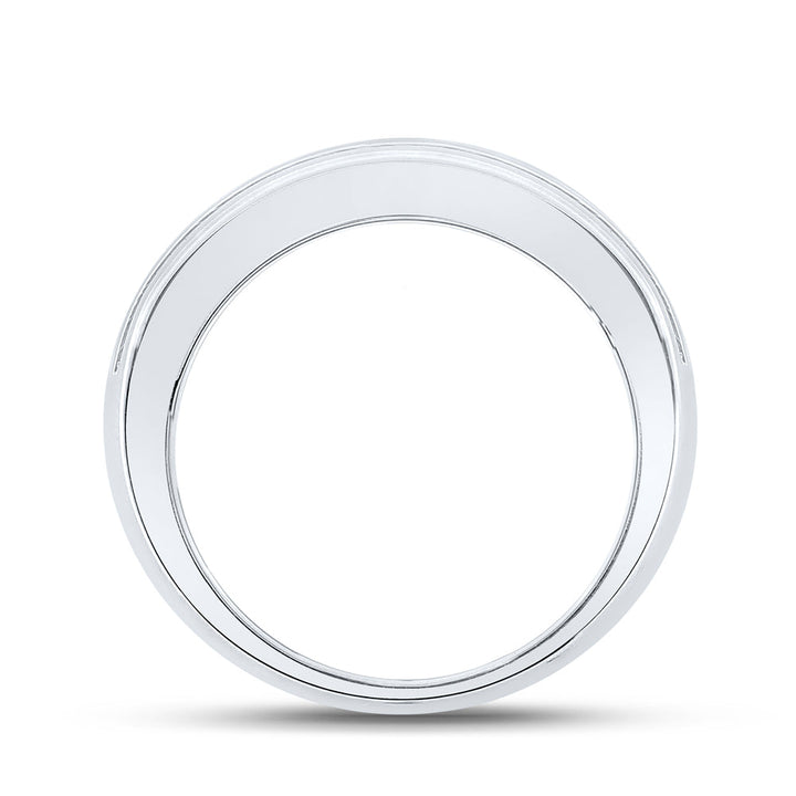 2 CTW-DIA ANA M  ACCU SET MENS BAND Daisy Joyeria