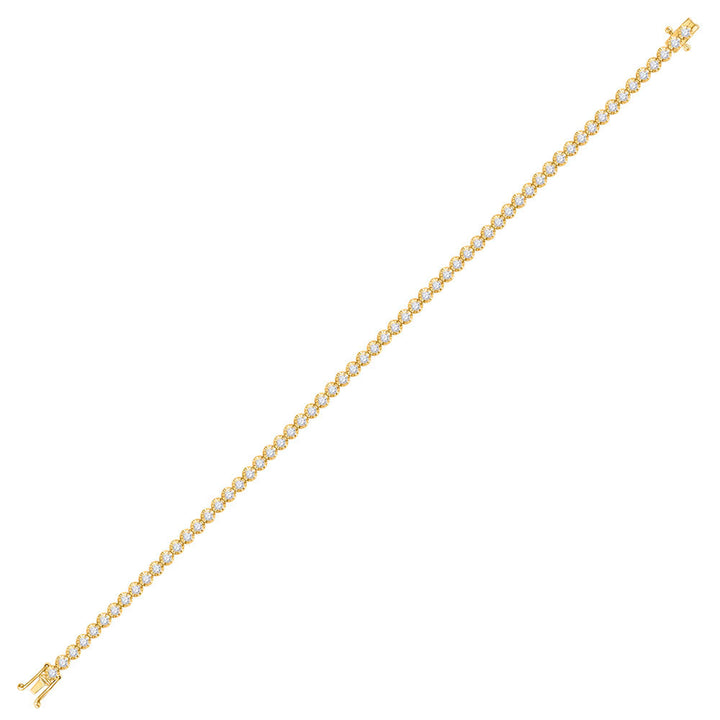 2 CTW-DIA NK TENNIS BRACELET(7 INCH) Daisy Joyeria