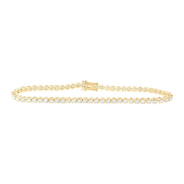 2 CTW-DIA NK TENNIS BRACELET(7 INCH) Daisy Joyeria