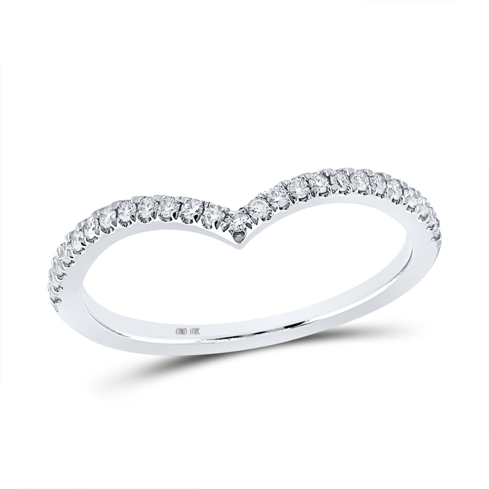 1/5CTW-DIA CN STACKABLE BAND 7 Daisy Joyeria