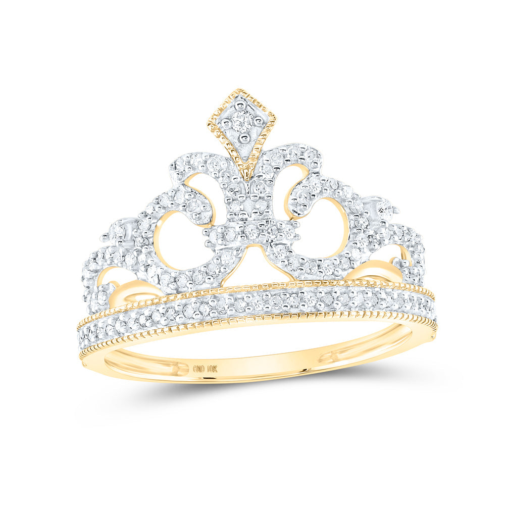 1/5 CT-DIA P1 FASHION RING 7 Daisy Joyeria