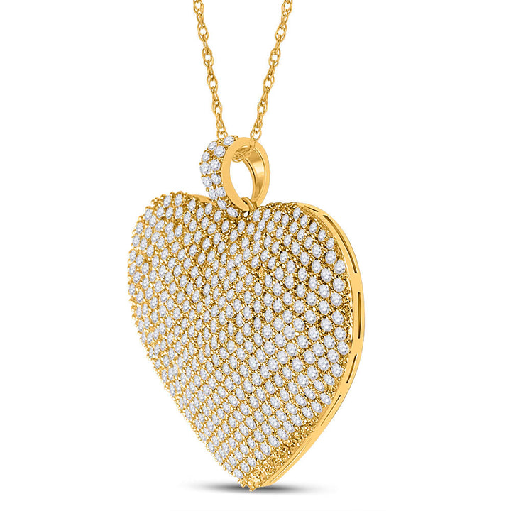 3 CTW-DIA HEART PENDANT Daisy Joyeria