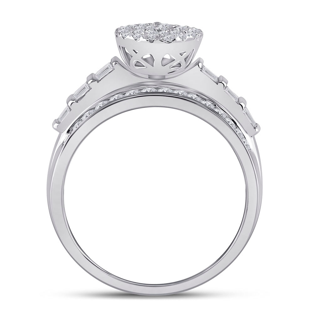 1CTW-NAT DIA CINDY PEAR RING 7 Daisy Joyeria