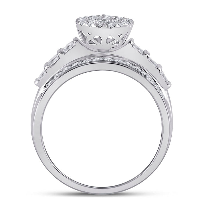 1CTW-NAT DIA CINDY PEAR RING 7 Daisy Joyeria