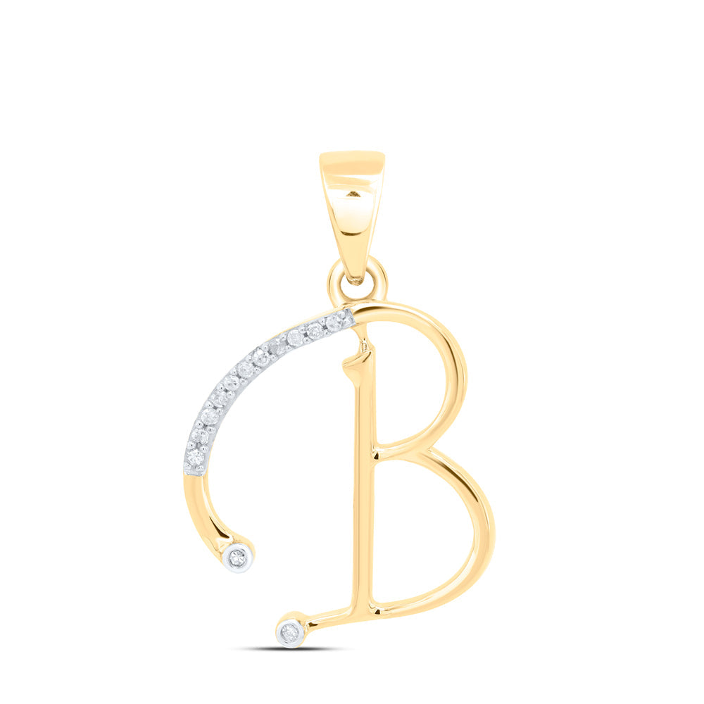 1/12CTW-DIA  "" B "" PENDANT Daisy Joyeria