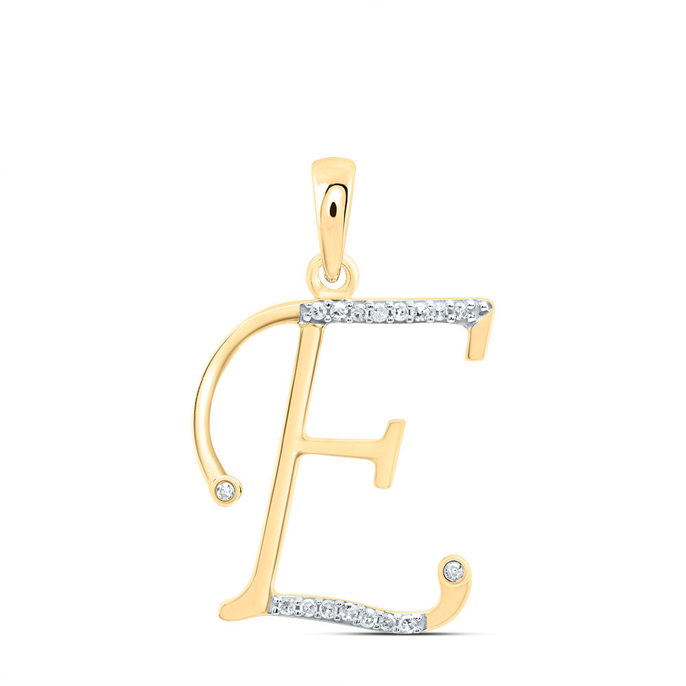 1/12CTW-DIA  "" E "" PENDANT Daisy Joyeria