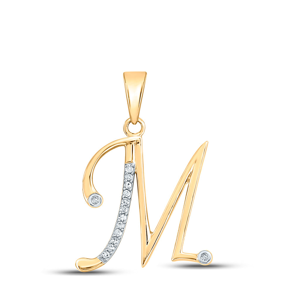 1/20CTW-DIA  "" M "" PENDANT Daisy Joyeria