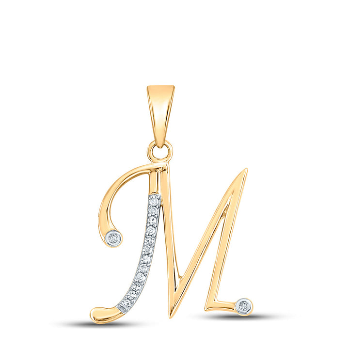 1/20CTW-DIA  "" M "" PENDANT Daisy Joyeria