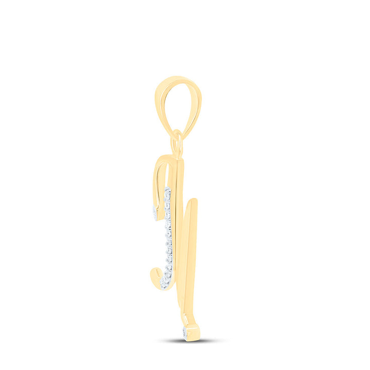 1/20CTW-DIA  "" M "" PENDANT Daisy Joyeria