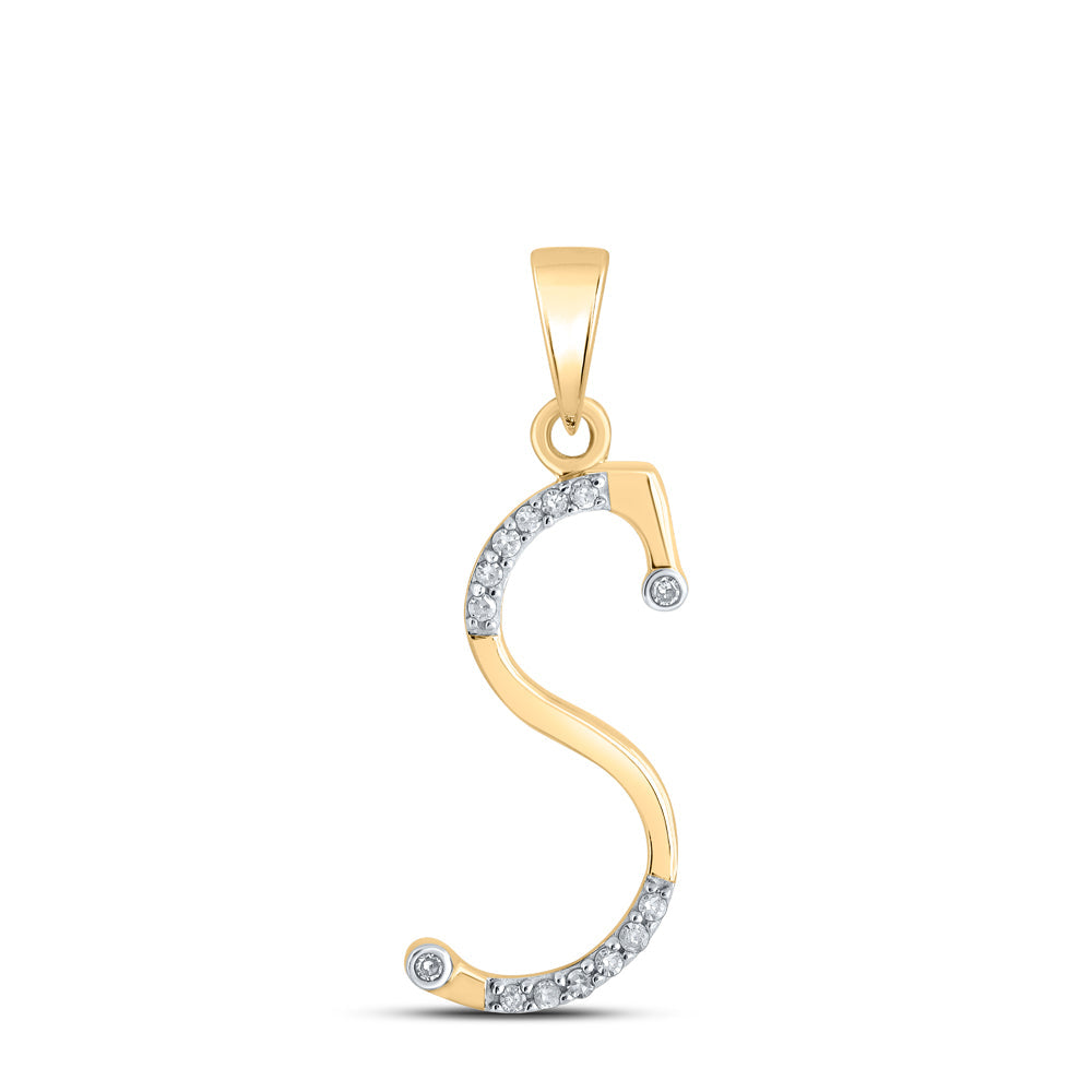 1/10CTW-DIA  "" S "" PENDANT Daisy Joyeria
