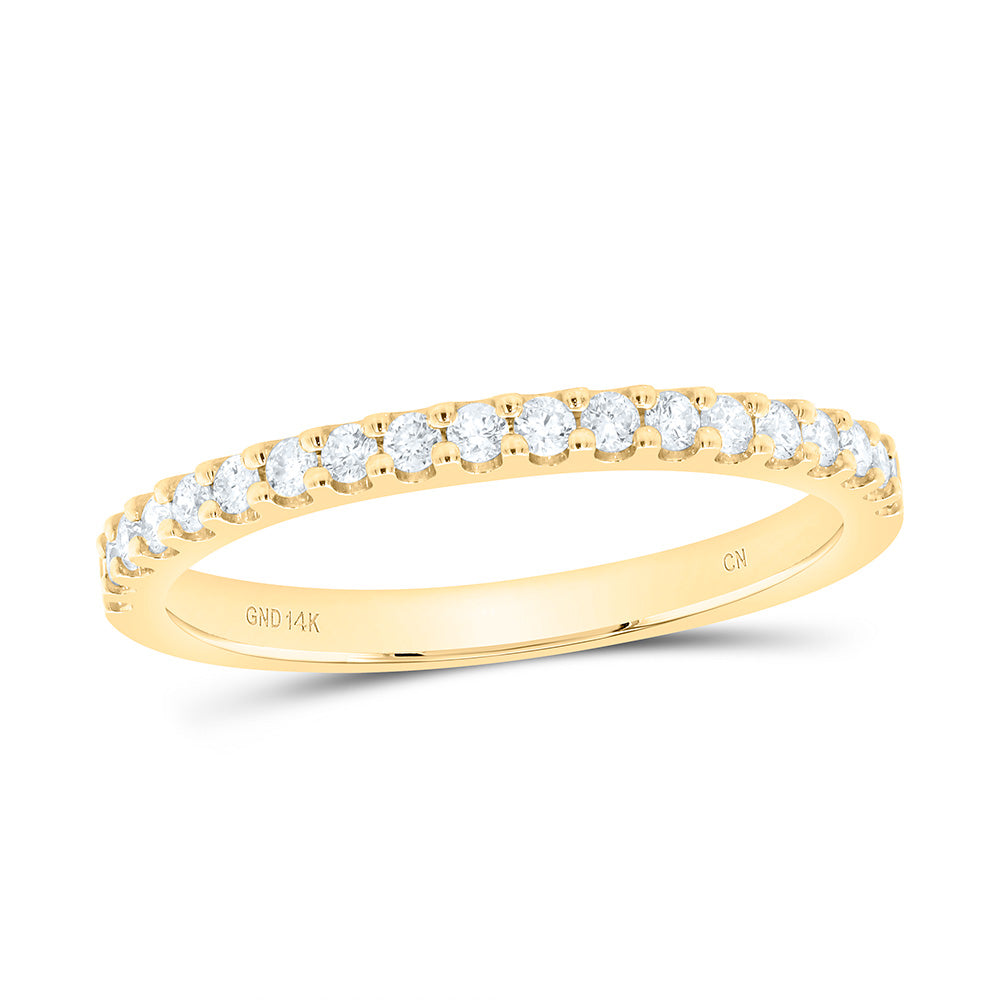 1/4CTW-NAT DIA CN LADIES ACCUSET BAND 7 Daisy Joyeria