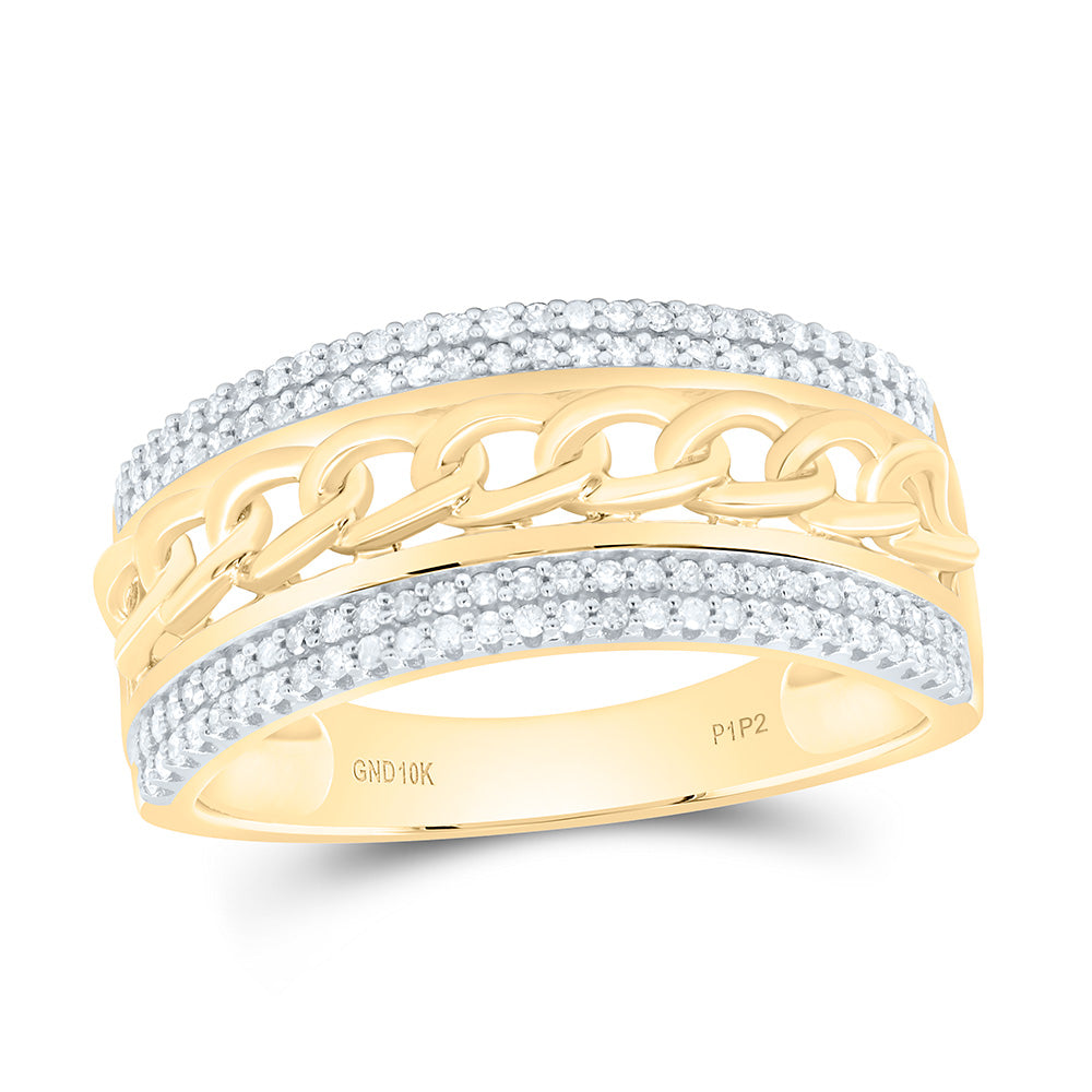 1/3CTW-DIA P1P2 MENS BAND 10 Daisy Joyeria