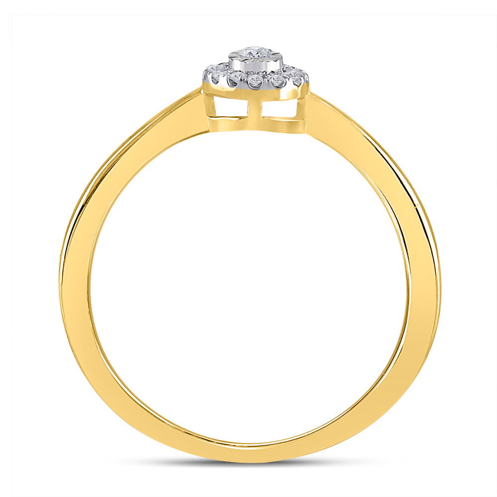 1/12CTW-DIA CN FASHION PROMISE RING 7 Daisy Joyeria