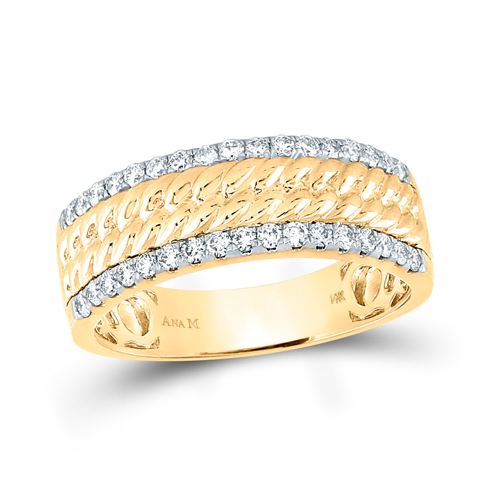 14kt Yellow Gold His Hers Round Diamond Halo Matching Bridal Wedding Ring Band Set 2.00 Cttw 7 Daisy Joyeria