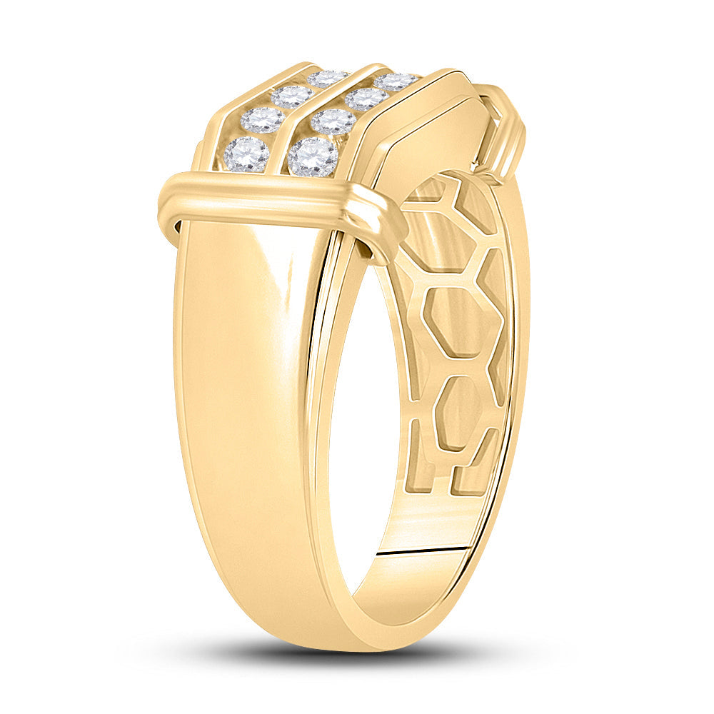 7/8 CTW-DIA NK FASHION MENS BAND 10 Daisy Joyeria
