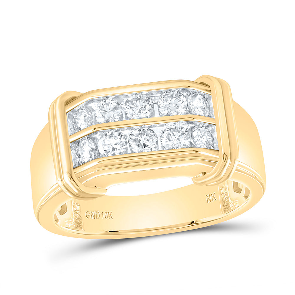 7/8 CTW-DIA NK FASHION MENS BAND 10 Daisy Joyeria
