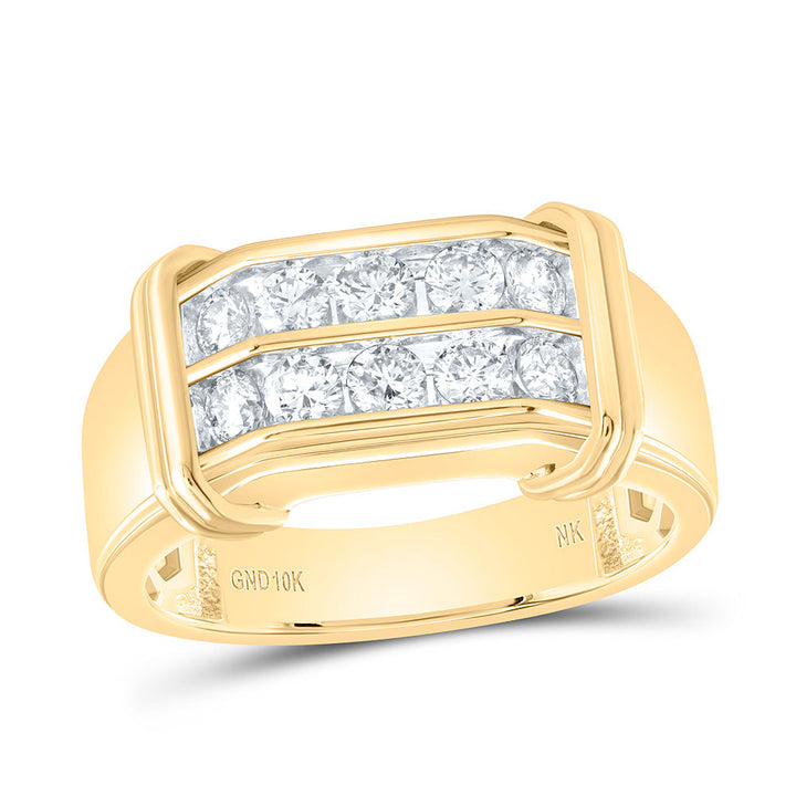 7/8 CTW-DIA NK FASHION MENS BAND 10 Daisy Joyeria