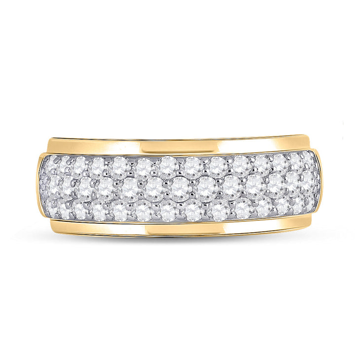 1 1/2CT-DIA CN FASHION HIGH MENS BAND 10 Daisy Joyeria