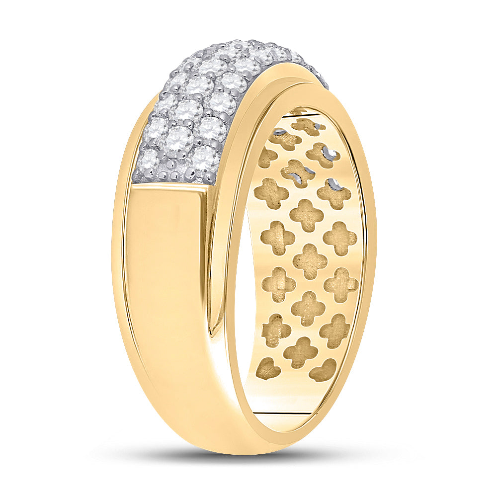 1 1/2CT-DIA CN FASHION HIGH MENS BAND 10 Daisy Joyeria