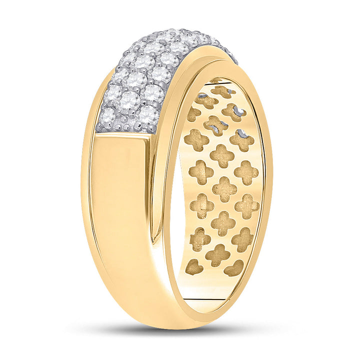1 1/2CT-DIA CN FASHION HIGH MENS BAND 10 Daisy Joyeria