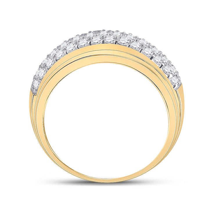 1 1/2CT-DIA CN FASHION HIGH MENS BAND 10 Daisy Joyeria