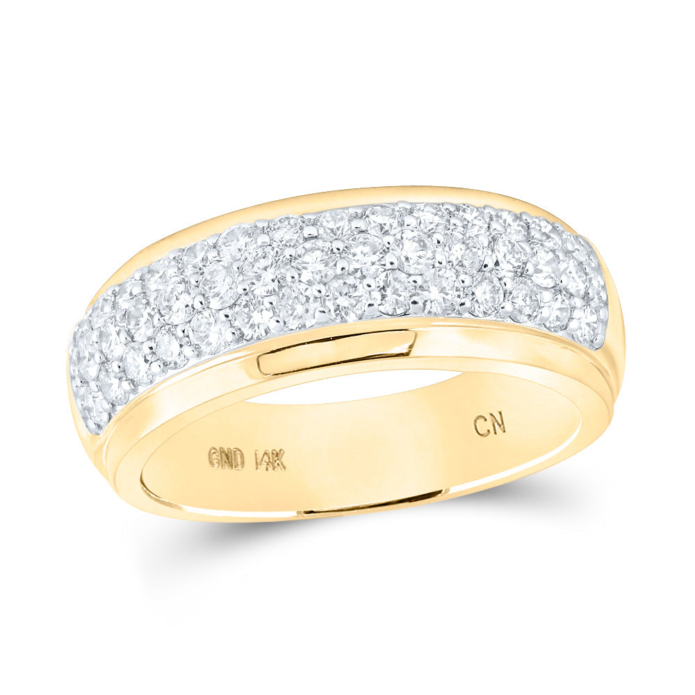 1 1/2CT-DIA CN FASHION HIGH MENS BAND 10 Daisy Joyeria