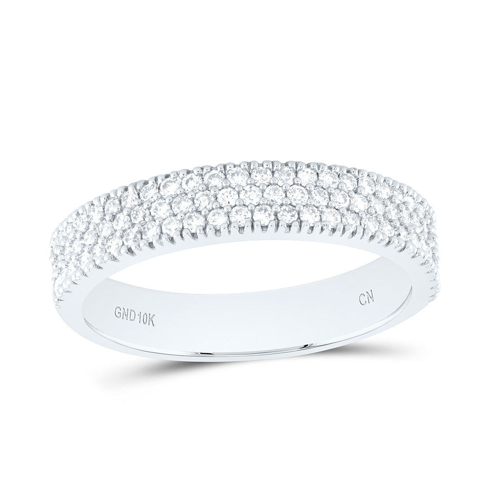 1/2CT-DIA CN FASHION LADIES BAND 7 Daisy Joyeria