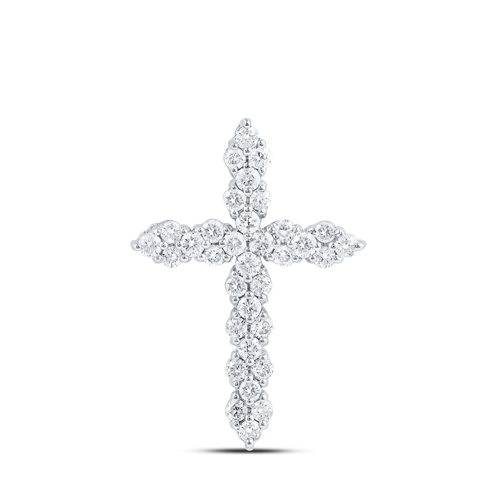 1/2CT-DIA CN CROSS PENDANT Daisy Joyeria