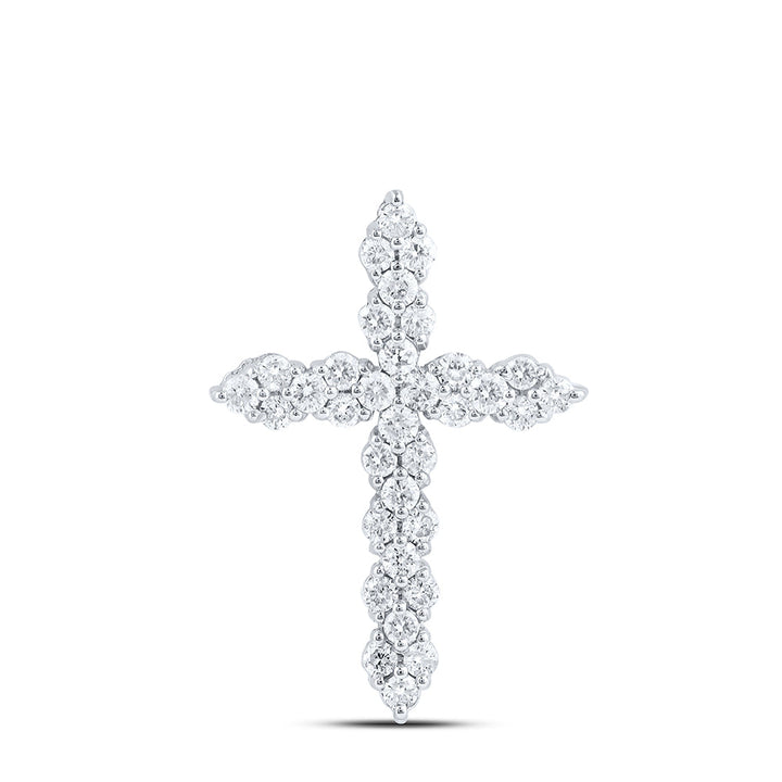 1/2CT-DIA CN CROSS PENDANT Daisy Joyeria