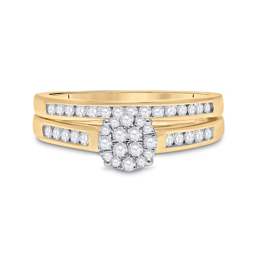 1/2CT-DIA NK LADIES BRIDAL SET 7 Daisy Joyeria