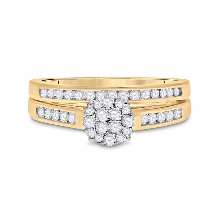 1/2CT-DIA NK LADIES BRIDAL SET 7 Daisy Joyeria