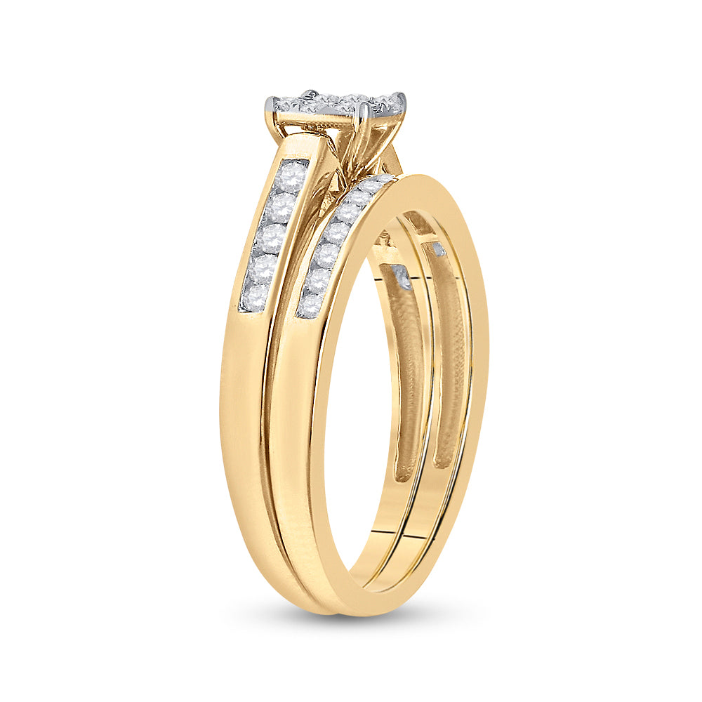 1/2CT-DIA NK LADIES BRIDAL SET 7 Daisy Joyeria