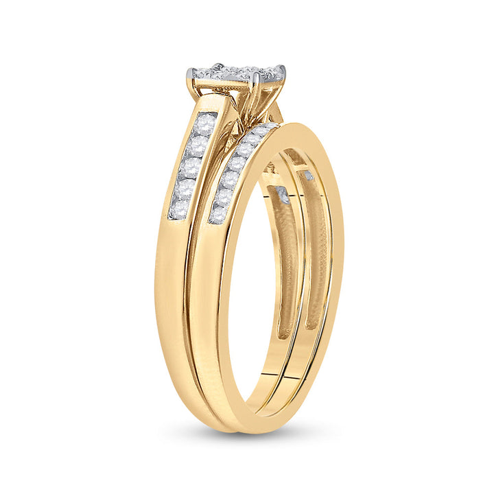 1/2CT-DIA NK LADIES BRIDAL SET 7 Daisy Joyeria