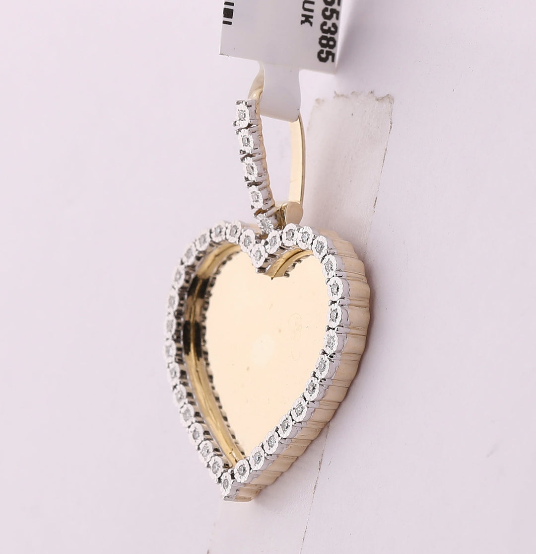 1/10CT-NAT DIA P1 FANUK MEMORY HEART PENDANT Daisy Joyeria