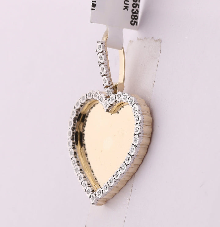 1/10CT-NAT DIA P1 FANUK MEMORY HEART PENDANT Daisy Joyeria