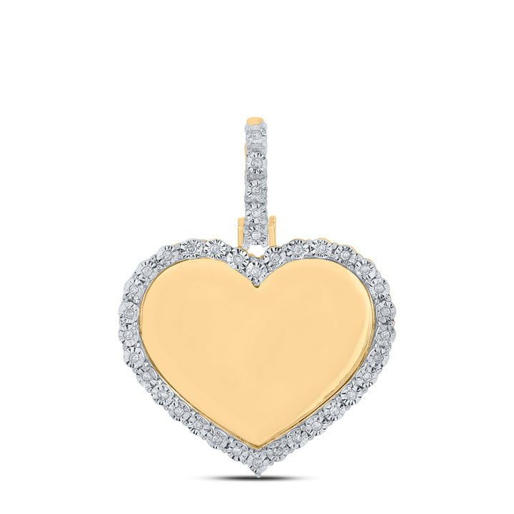 1/10CT-NAT DIA P1 FANUK MEMORY HEART PENDANT Daisy Joyeria