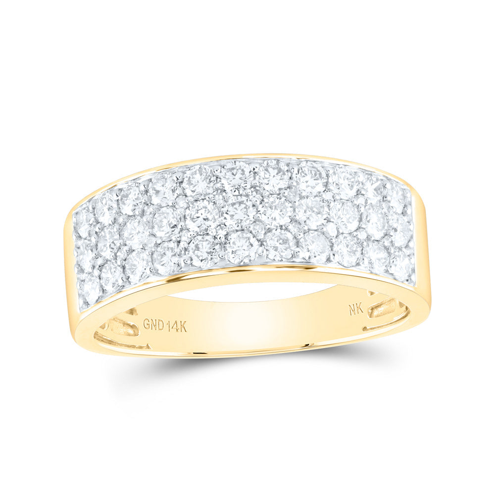 1 3/8CTW-DIA NK MENS BAND 10 Daisy Joyeria