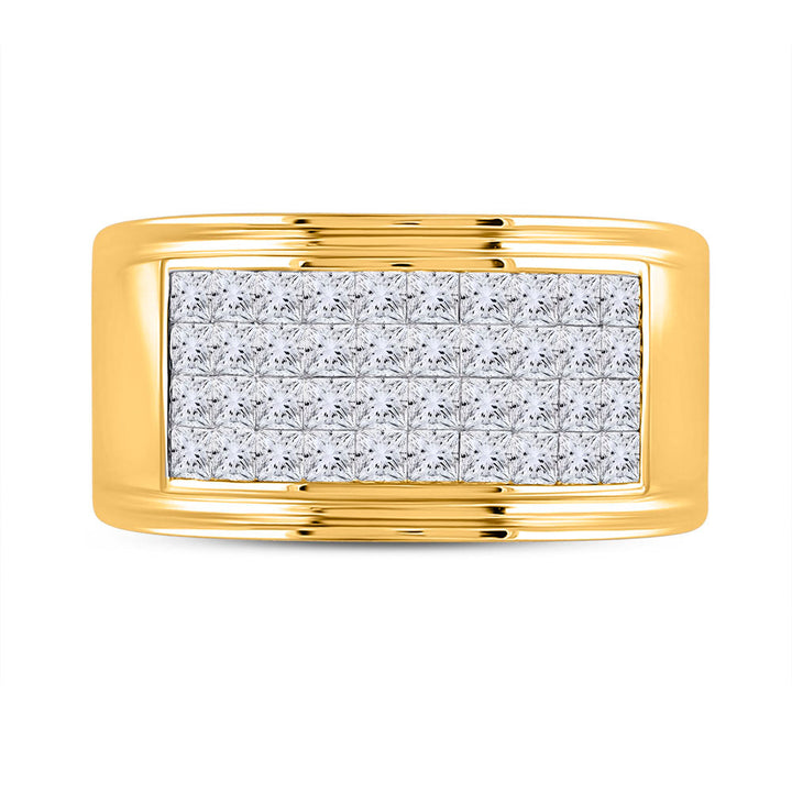 2 5/8 CT-DIA CN INVISIBLE FASHION MENS BAND 10 Daisy Joyeria