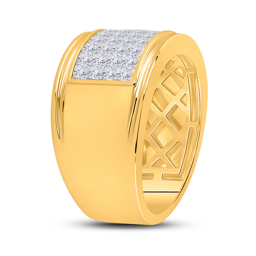 2 5/8 CT-DIA CN INVISIBLE FASHION MENS BAND 10 Daisy Joyeria