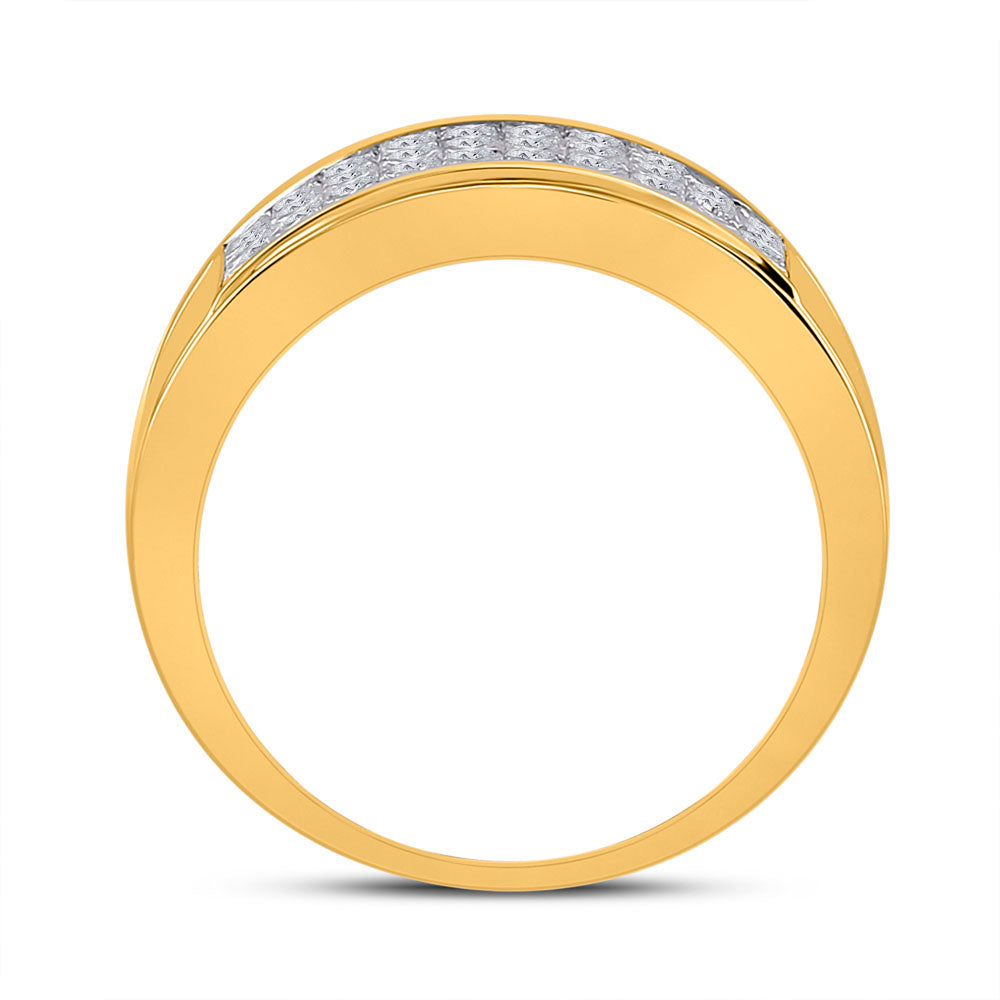2 5/8 CT-DIA CN INVISIBLE FASHION MENS BAND 10 Daisy Joyeria