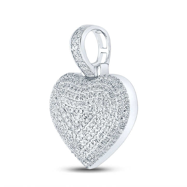 3/4CTW-DIA P1P2 HEART PENDANT Daisy Joyeria