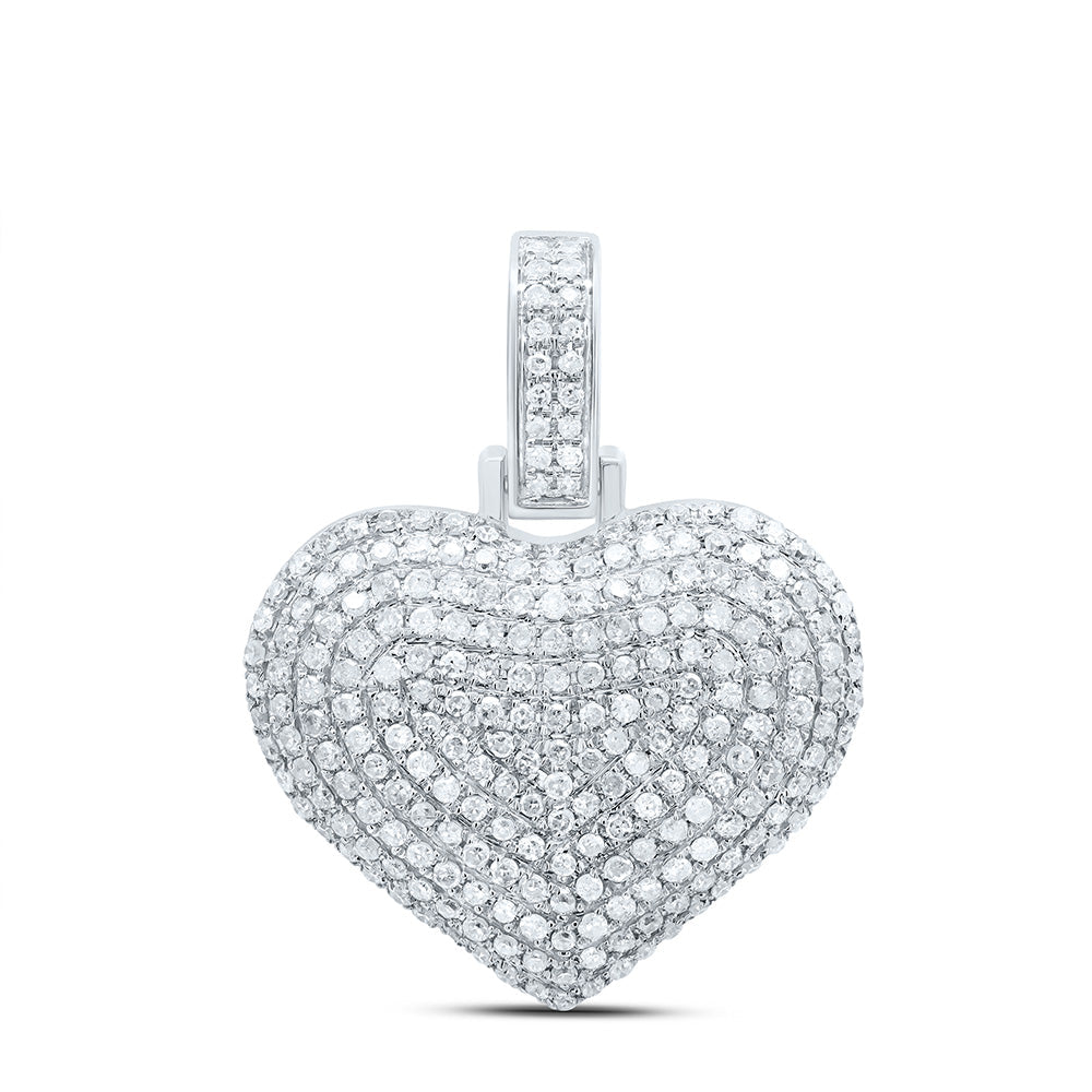 3/4CTW-DIA P1P2 HEART PENDANT Daisy Joyeria