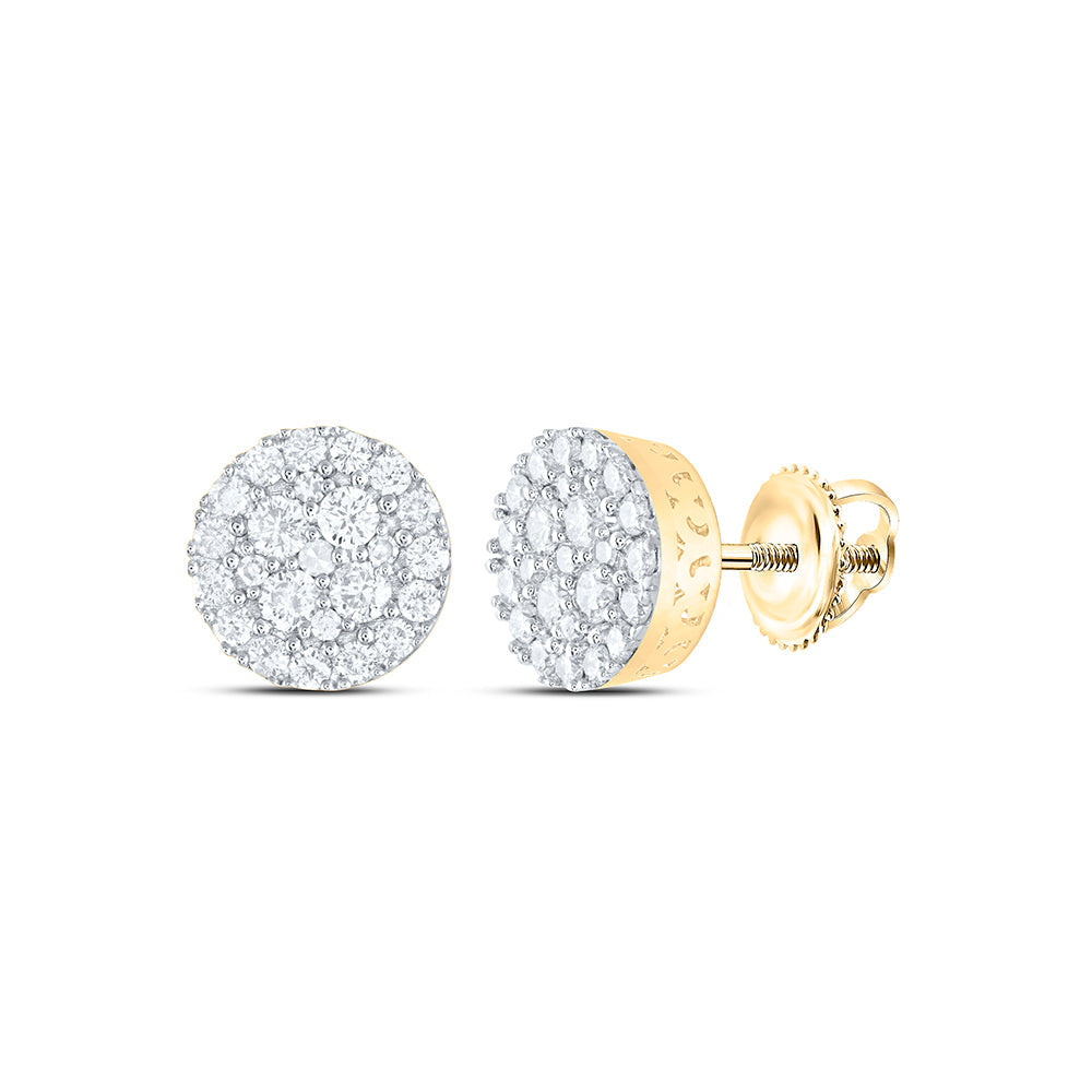 5/8CTW-DIA NK ROUND EARRING Daisy Joyeria
